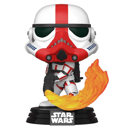 Funko Pop ! Star Wars The Mandalorian (350) Incinerator Stormtrooper Figure 9Cm