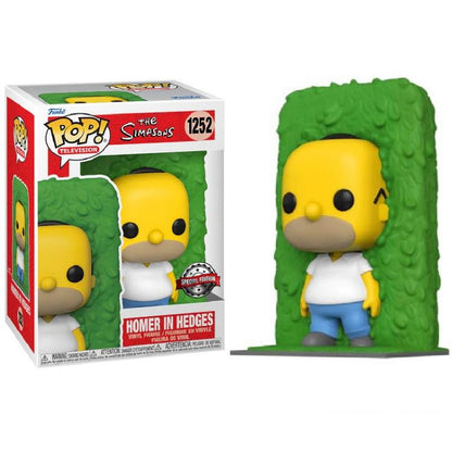 Funko Pop ! Tv The Simpsons - Homer In Hedges (1252) Special Edition Simpson 9cm