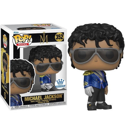 Funko Pop ! Rocks - (352) Michael Jackson (1984) Special Diamond Glitter Mj 9Cm