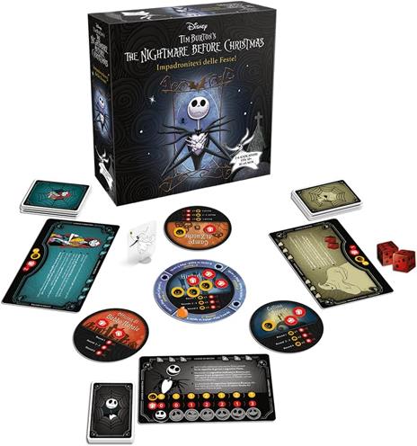 Asmodee (Nightmare Before Christmas) Gioco Da Tavolo Disney Game Tim Burton ITA