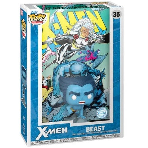 Funko Pop ! Comic Cover X-Man - (35) Beast Special Edition Figure 9Cm Supereroi