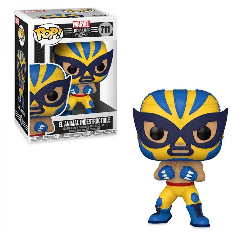 Funko Pop Marvel Lucha Libre 711 El Animal Indestructible Wolverine Figure Nuovo