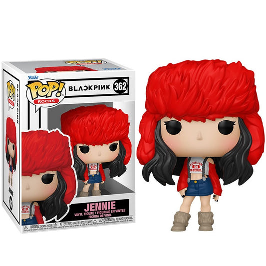 Funko Pop ! Rocks Blackpink - (362) Jennie Figure Vinyl Rock Music 9Cm Nuovo