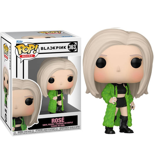 Funko Pop ! Rocks Blackpink - (363) Rose Figure Vinyl Rock Music 9Cm Nuovo