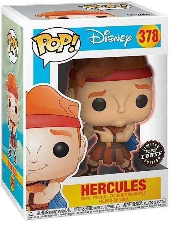 Funko Pop ! Disney - Hercules (378) Hercules Chase Vinyl Figure Ercole 9Cm