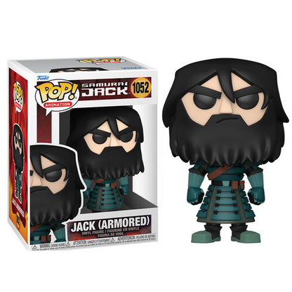Funko Pop Animation Samurai Jack 1052 Jack Armored Vinyl Figure Prime Statuetta