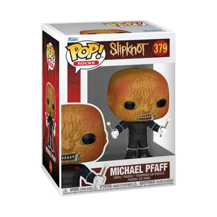 Funko Pop! Rocks Slipknot - (379) Michael Pfaff Figure 9Cm Band Music Rock Nuovo