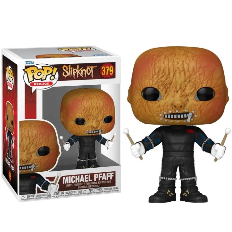 Funko Pop! Rocks Slipknot - (379) Michael Pfaff Figure 9Cm Band Music Rock Nuovo