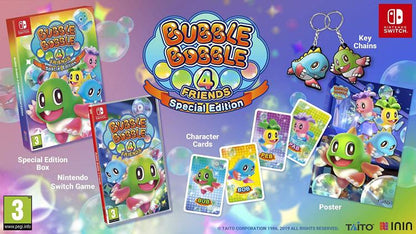 BUBBLE BOBBLE 4 FRIENDS SPECIAL EDITION NINTENDO SWITCH PUZZLE PALLINE NUOVO