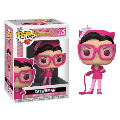 Funko Pop Dc Comics Bombshells - Catwoman 225 Girl Pink Donna Gatto Figure Vinyl