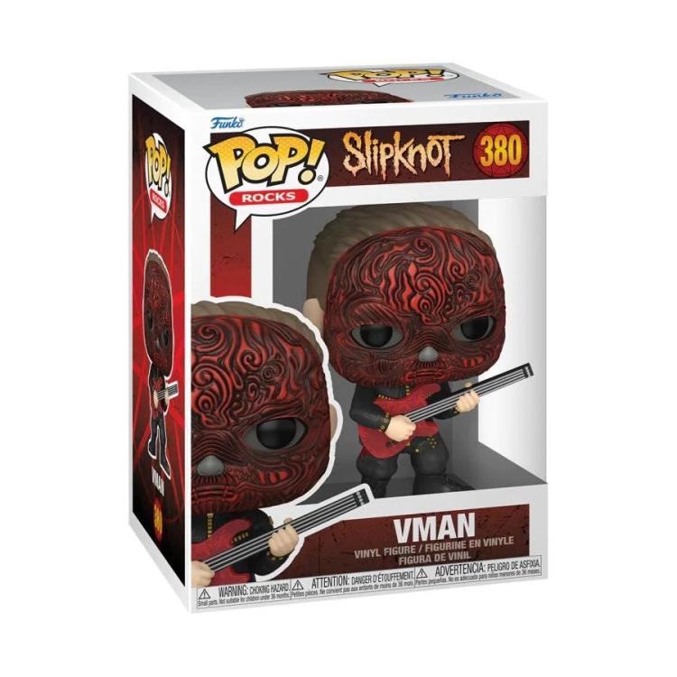 Funko Pop! Rocks Slipknot - (380) V-Man Figure Vinyl 9Cm Band Music Rock Nuovo