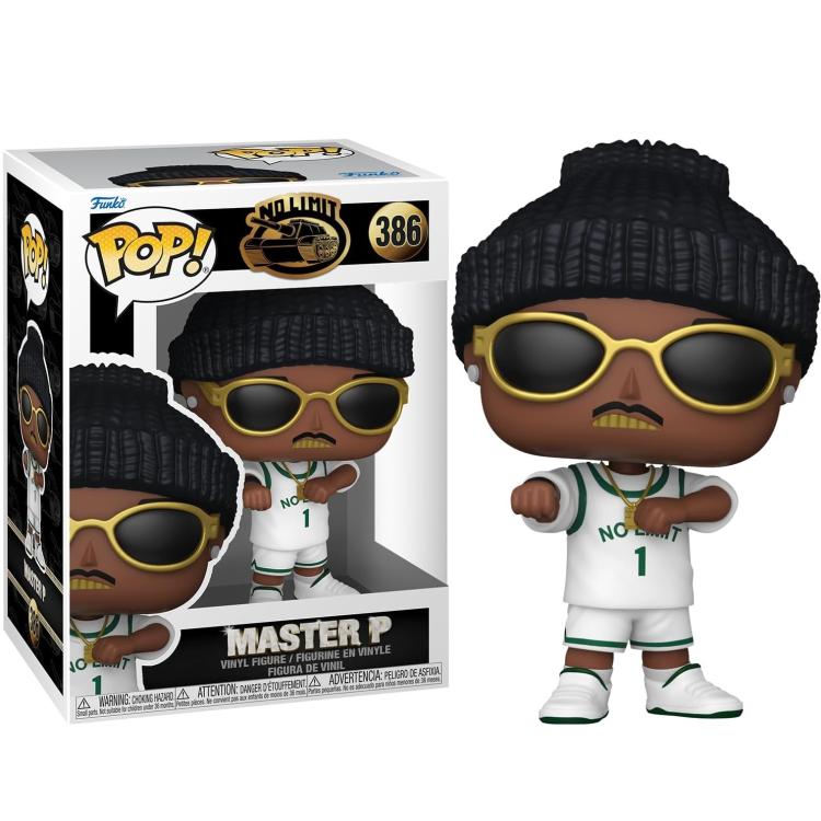 Funko Pop ! Rocks - (386) Master P No Limit Figure Vinyl Live Music 9Cm Rock