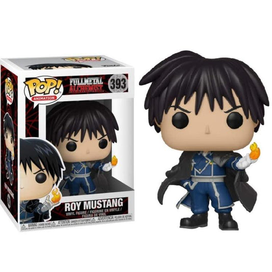 Funko Pop ! Animation - Fullmetal Alchemist : Roy Mustang (393) Vinyl Figure 9Cm