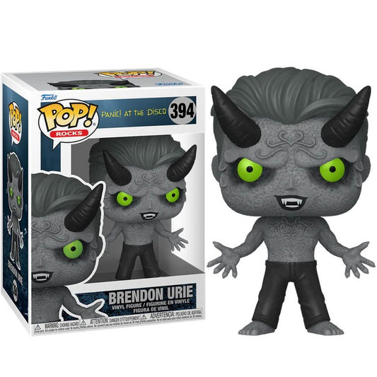 Funko Pop ! Rocks At The Disco Panic (394) Brendon Urie (Demon) Figure Music 9Cm