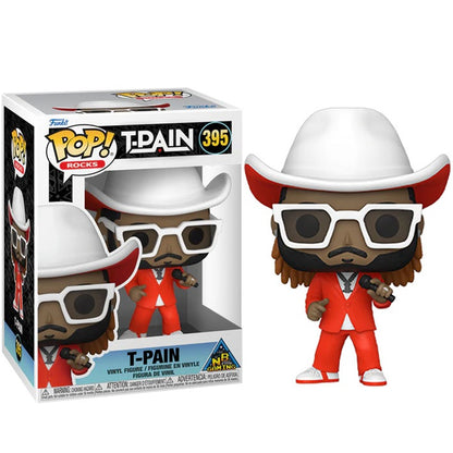 Funko Pop ! Rocks T-Pain (395) T-Pain Vinyl Figure 9Cm Statuetta Da Collezione