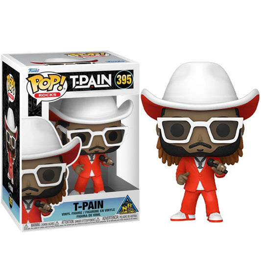 Funko Pop ! Rocks T-Pain (395) T-Pain Vinyl Figure 9Cm Statuetta Da Collezione