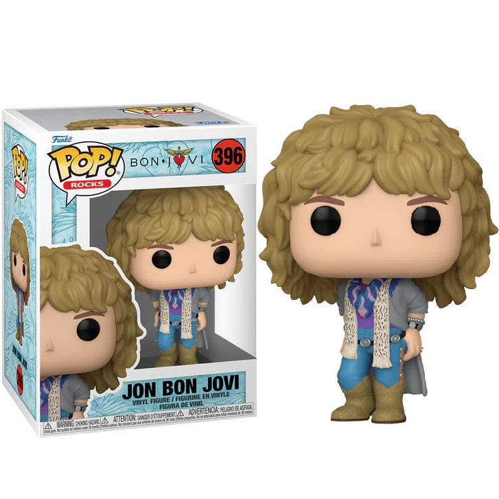 Funko Pop ! Rocks Bon Jovi - (396) Jon Bon Jovi Vinyl Figure 9Cm Statua Cantante