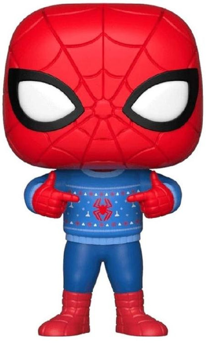 Funko Pop ! Marvel Holiday (397) Spider-Man Vinyl Figure 9Cm Statua Collezione