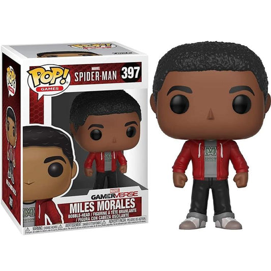 Funko Pop ! Marvel Gameverse Spider-Man (397) Miles Morales Figure Vinyl 9Cm