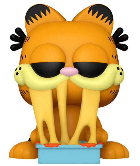 Funko Pop ! Comics Garfield (39) Garfield W/ Lasagna Vinyl Figure 9Cm Collezione