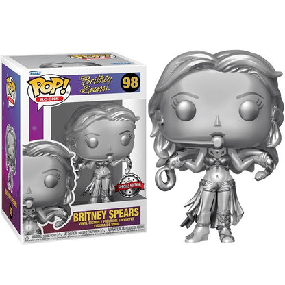 Funko Pop ! Rocks Britney Spears - Britney Spears (98) Special Edition Metallic