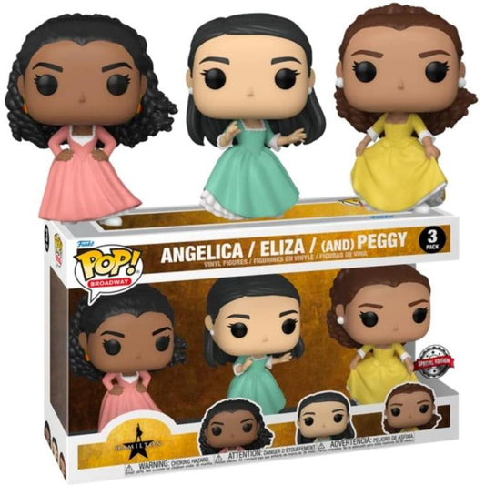 Funko Pop! Broadway: Hamilton (3Pk) Angelica / Eliza / (And) Peggy - Special Exm