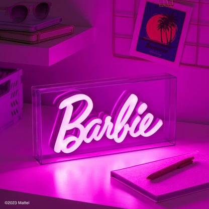 Paladone Lampada Barbie Logo Light Lampada Luce Led Notturna + Telecomando