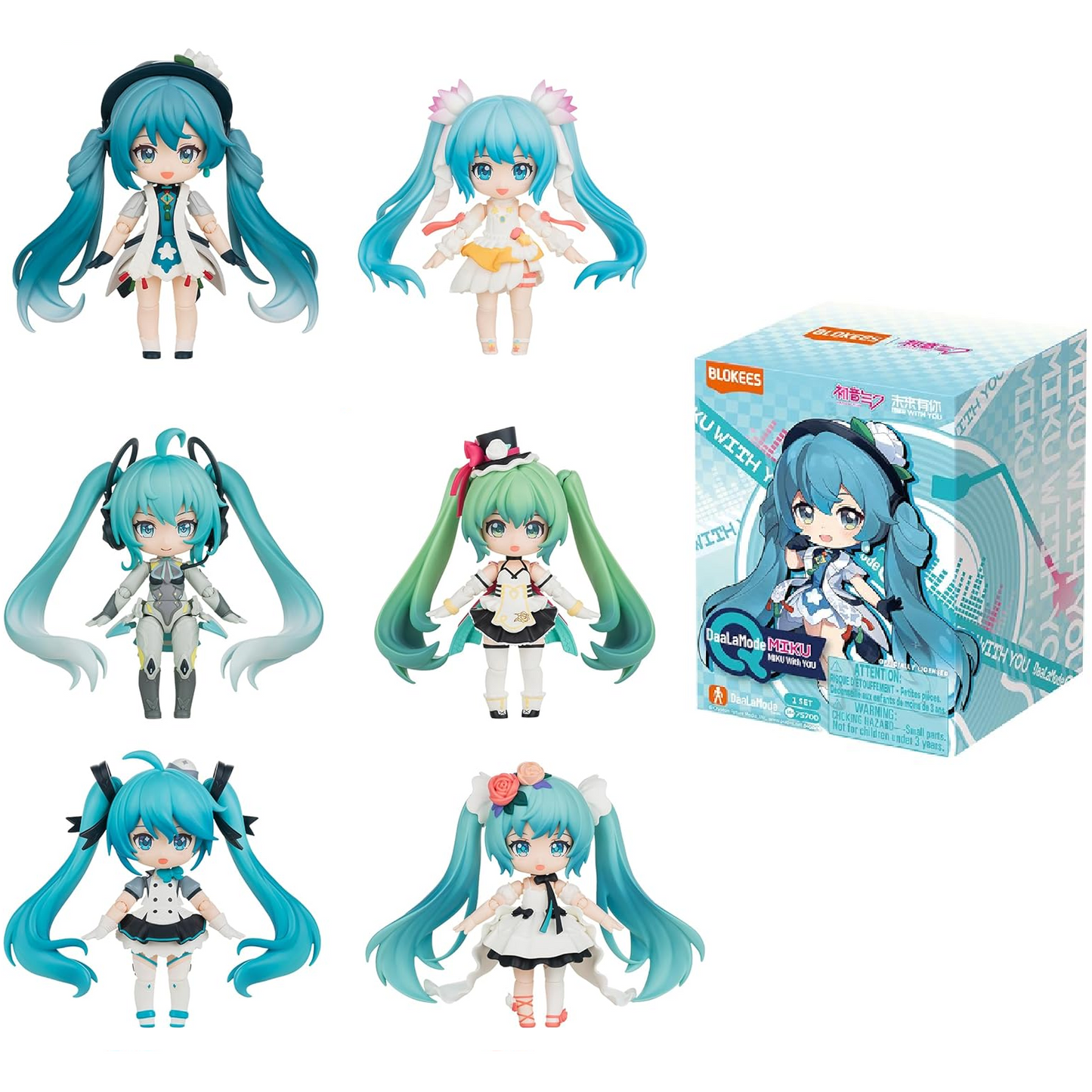 Blokees - Hatsune Miku - Model Kit - Daalamode Series - Miku with You (Box Intero) - Action Figure 75700