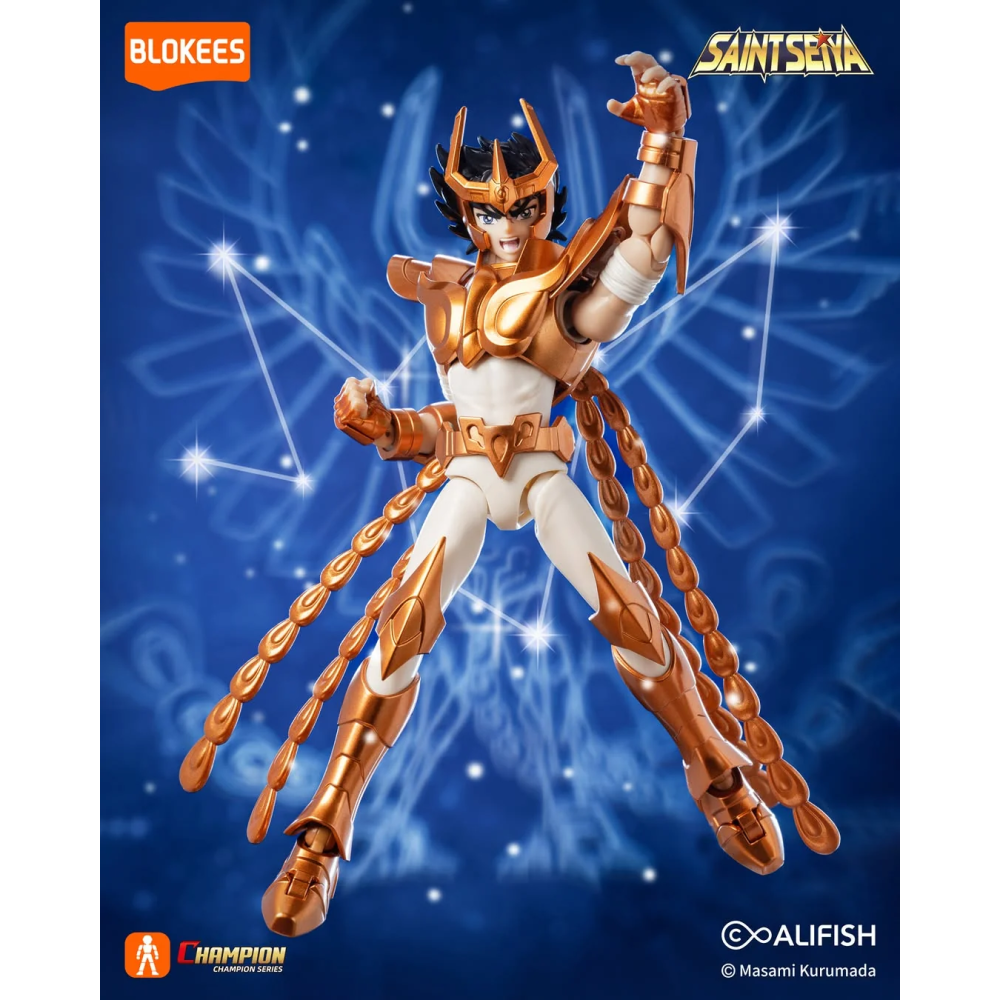 Blokees Saint Seiya: Model Kit Champion Class 12 (Phoenix Ikki ) Action Figure Zodiaco 75014