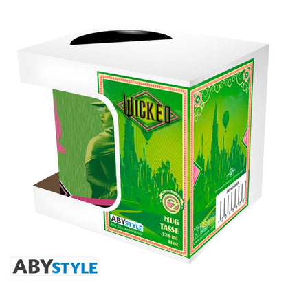 Abystyle - Tazza WICKED (Elphaba Glinda) Bicchiere Mug Ceramica Collezione 320ml