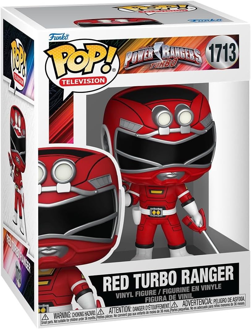 Funko Pop ! Movies - Power Ranger Red Turbo (1713) Vinyl Figure (Preordine)