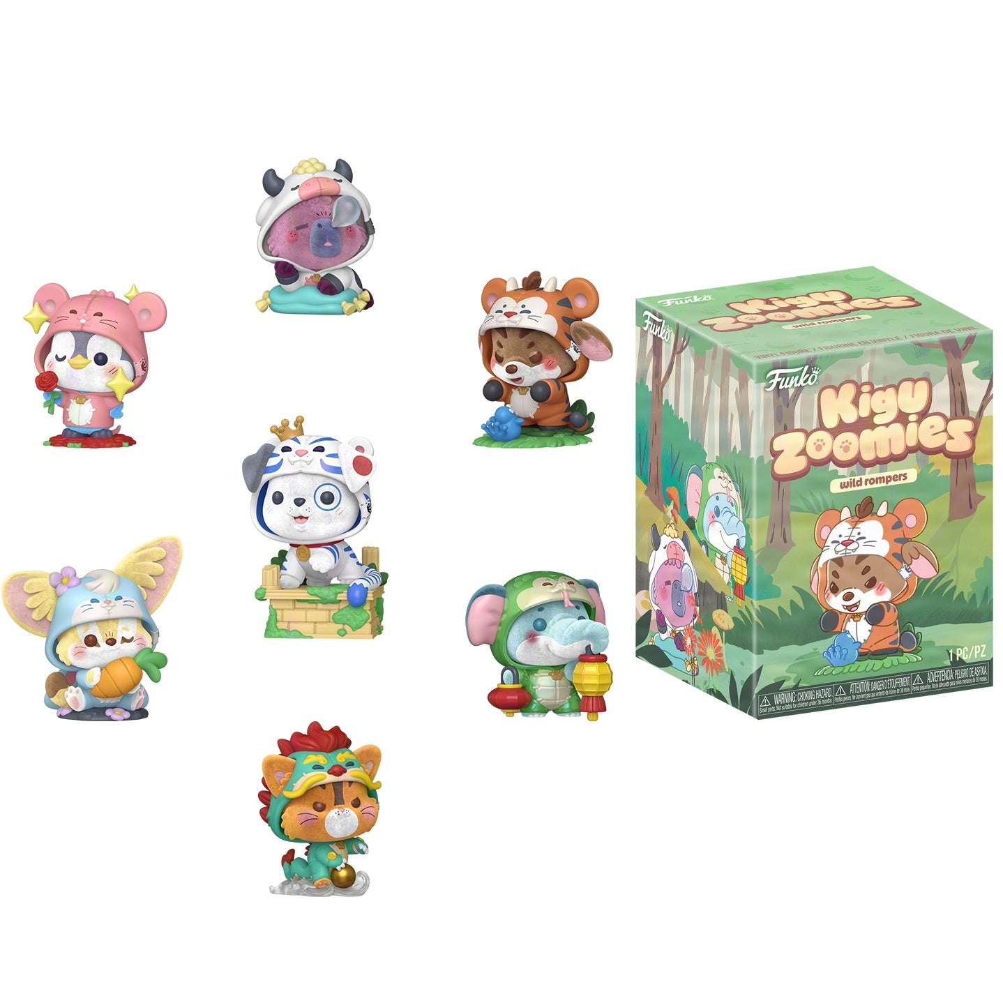 Funko: Animal Zodiac Kiguzoomies Blind Box (1 PZ RANDOM) Mini Vinyl Figure Da Collezione