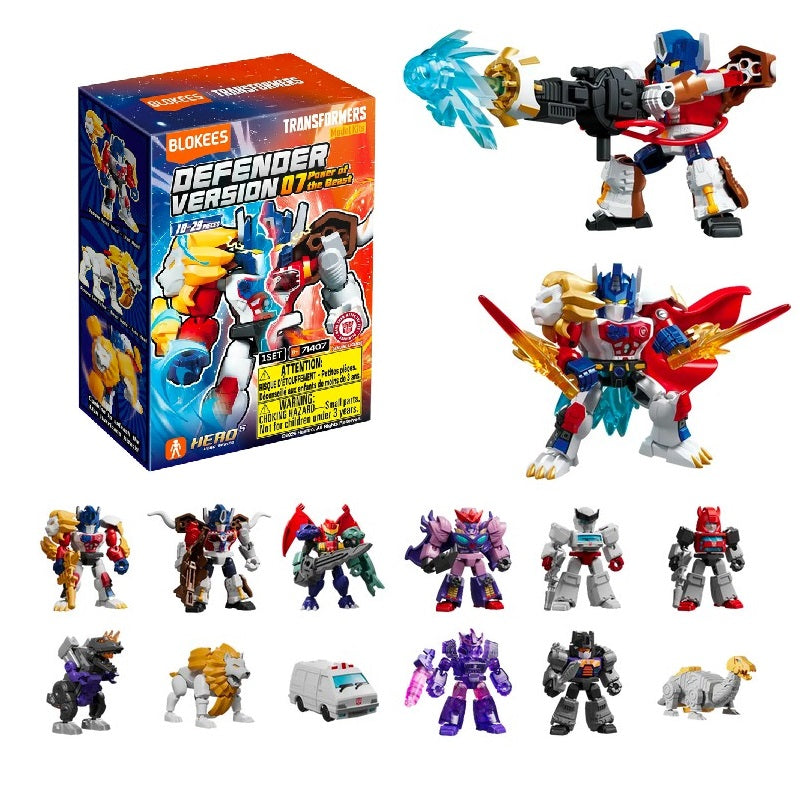 Blokees - Transformers - Model Kit - Defender Version 07 Power Beast (Box Intero) - Action Figure 71407