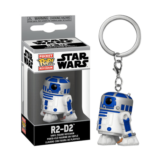 Funko Pop ! Keychain Pocket Star Wars R2-D2 Portachiavi 4cm Collezione Vinile