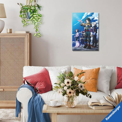 Ravensburger - Puzzle My Hero Academia + Postcard Carte Postale 300 pz  27 x 39cm