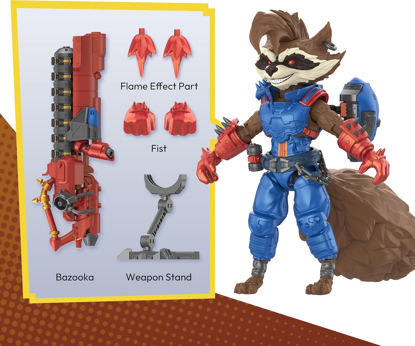 Blokees - Marvel Rivals: Model Kit - Champion Class 08 (Rocket Raccoon) Action Figure 81120