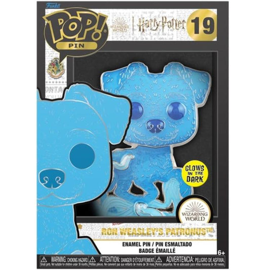 Funko Pop Pin ! Harry Potter (19) Ron Weasley'S Patronus Gitd Figure 9Cm