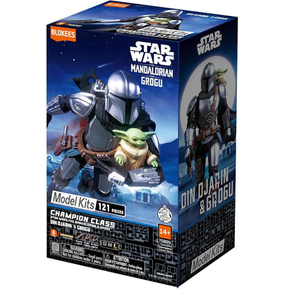 Blokees Star Wars - Champion Class 05 - Mandalorian and Grogu (DIN Djarin & Grogu) - Model Kit - Action Figure 75805