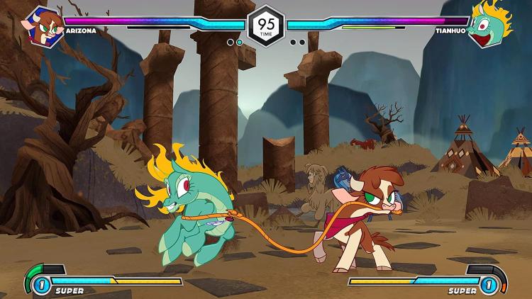 Them'S Fightin Herds Deluxe Edition Ps4 Videogioco Playstation 4 Eu Ita Up Ps5