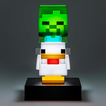PALADONE Icon Lights: Mini lampada Minecraft 015 (Chicken Jockey) - Lampada LED Statuetta 3D