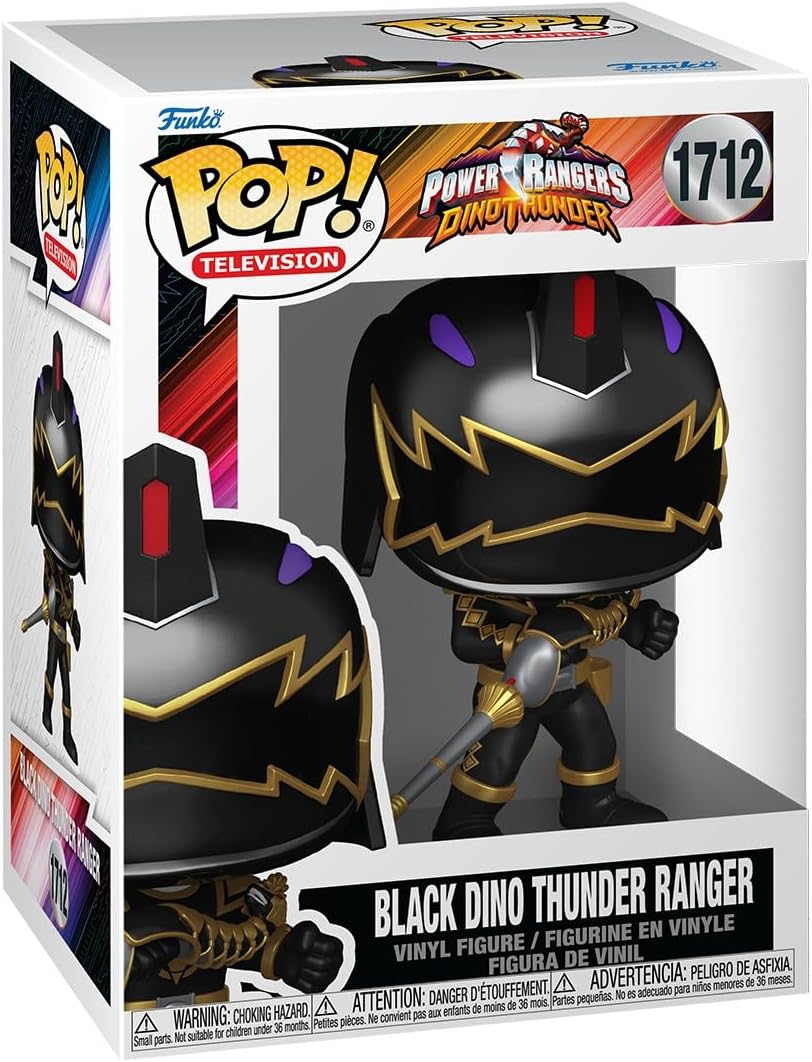 Funko Pop ! Movies - Power Ranger Black Dino Thunder (1712) Vinyl (Preordine)