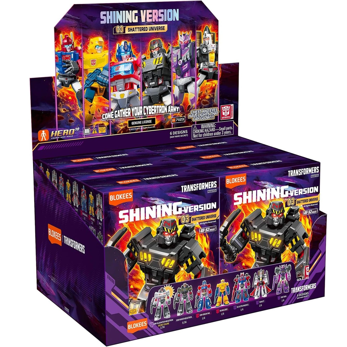 Blokees - Transformers - Model Kit - Shining Version 03 - Shattered Universe (1Pz Random) - Action Figure 71123