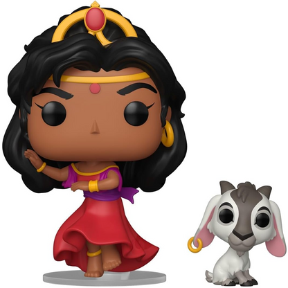 Funko Pop ! Disney Il Gobbo Di Notre Dame (1735) Esmeralda & Djali Figure 9Cm