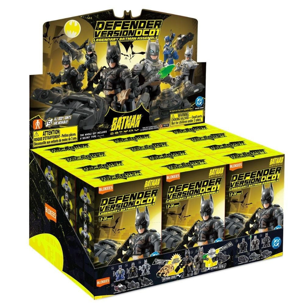 Blokees DC - Batman Hero - Defender Version- Model Kit - 12 Set (Box Intero) Action Figure 75701