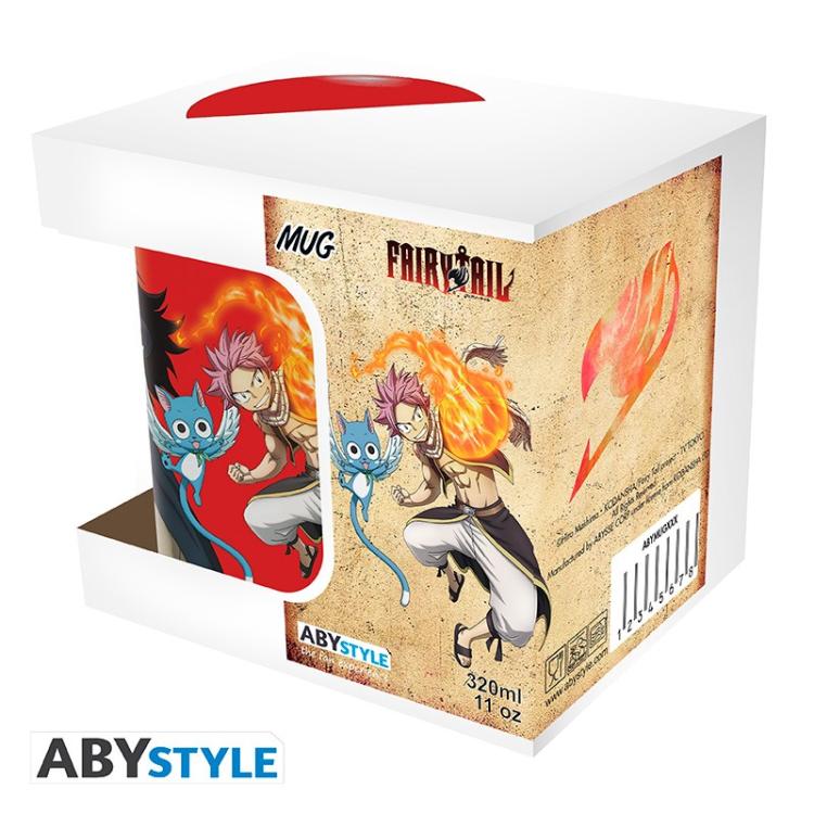 Abystyle - Tazza FAIRY TAIL (Dragon Slayers) Bicchiere Mug Ceramica Anime 320ml