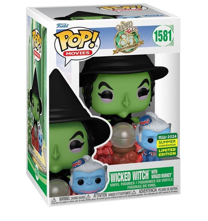 Funko Pop ! Movies The Wizard Of Oz - (1581) Wicked Witch W/ Monkey Limited Exm