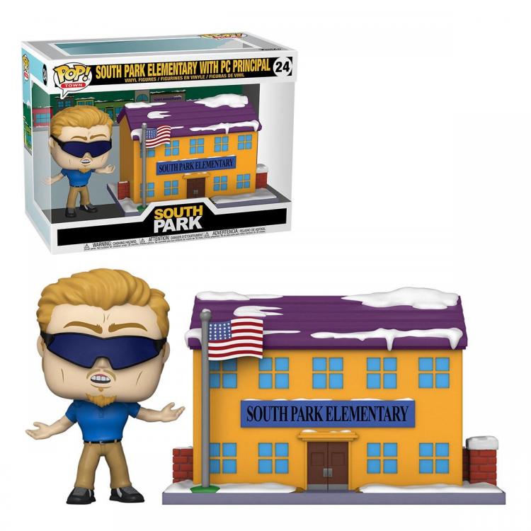 Funko Pop Town 24 South Park Elementary With Pc Principal Vinyl Action Figure