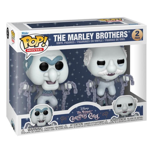 Funko Pop ! Disney The Muppet Christmas Carol -2 Pack The Marley Brothers Figure