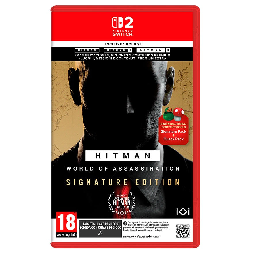 Hitman World Of Assassination Signature Edition Nintendo Switch 2 Nds2 Gioco