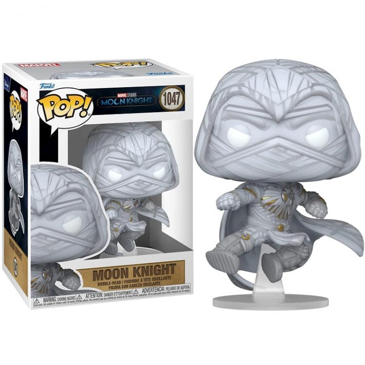 Funko Pop ! Marvel Tv Moon Knight - (1047) Moon Knight Jump Bobble Figure 9Cm